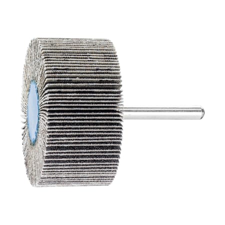 Pferd 2" x 1" Mounted Flap Wheel - 1/4" Shank - 120 Grit SiC 45493